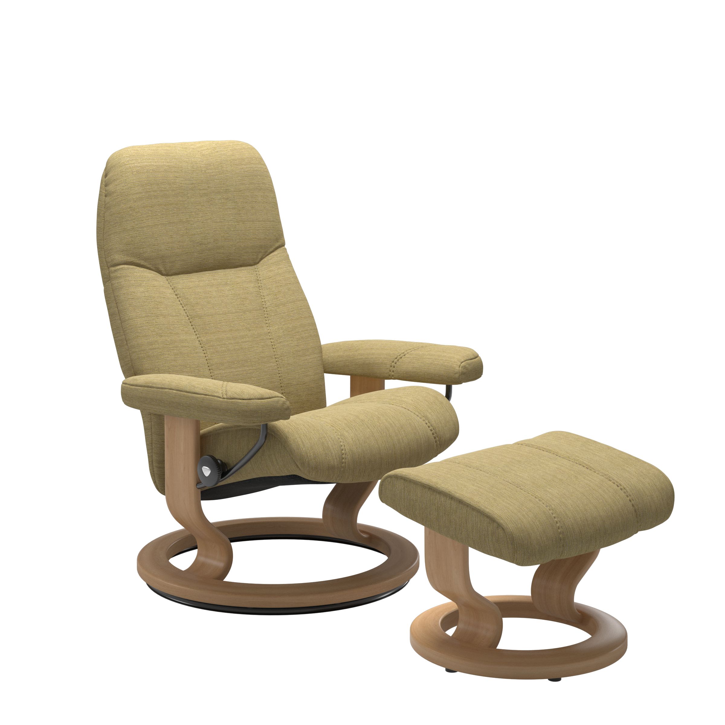 Ekornes Stressless Consul Recliner & Ottoman (Classic) Ambiente