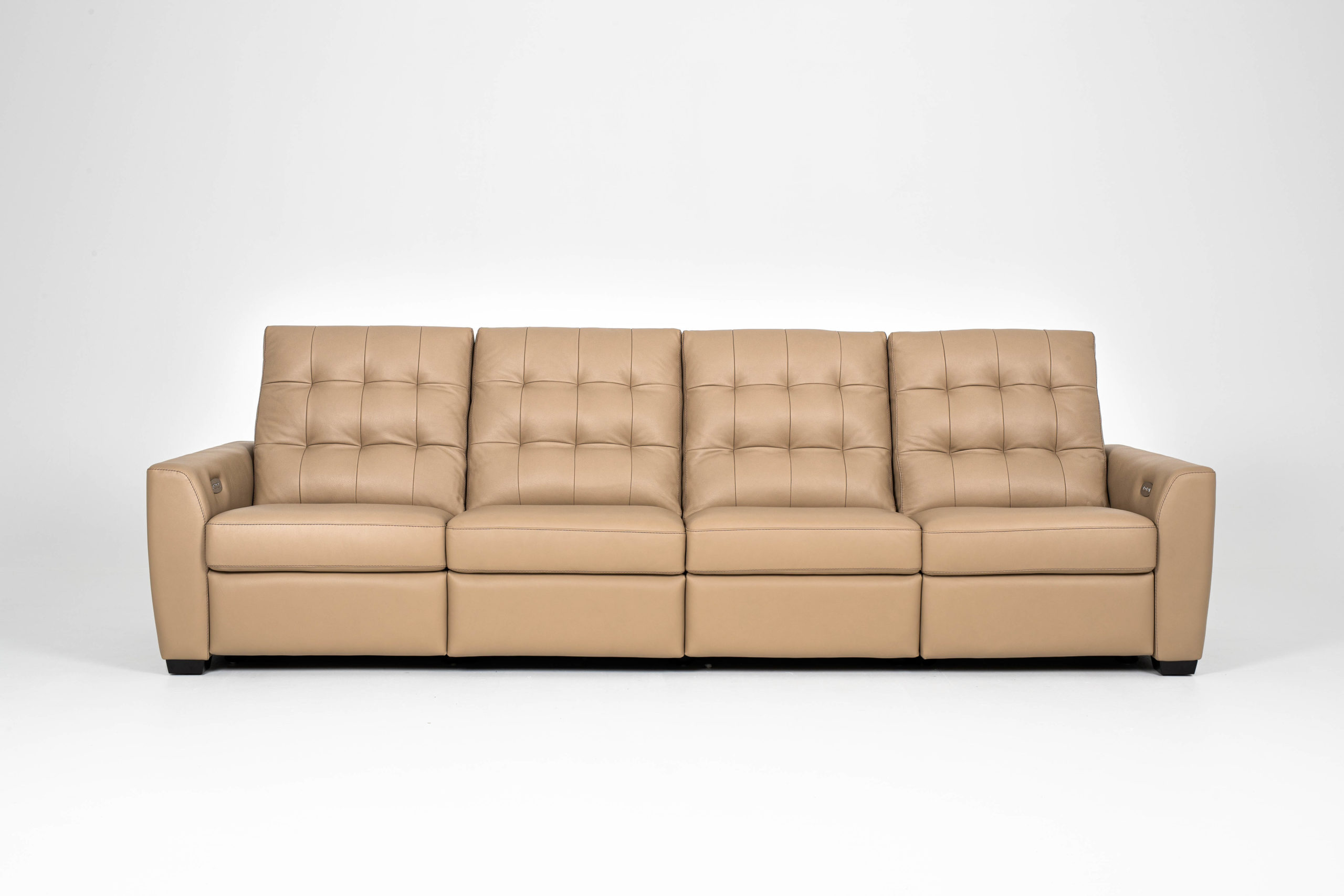 4 seat leather sofa with chaise